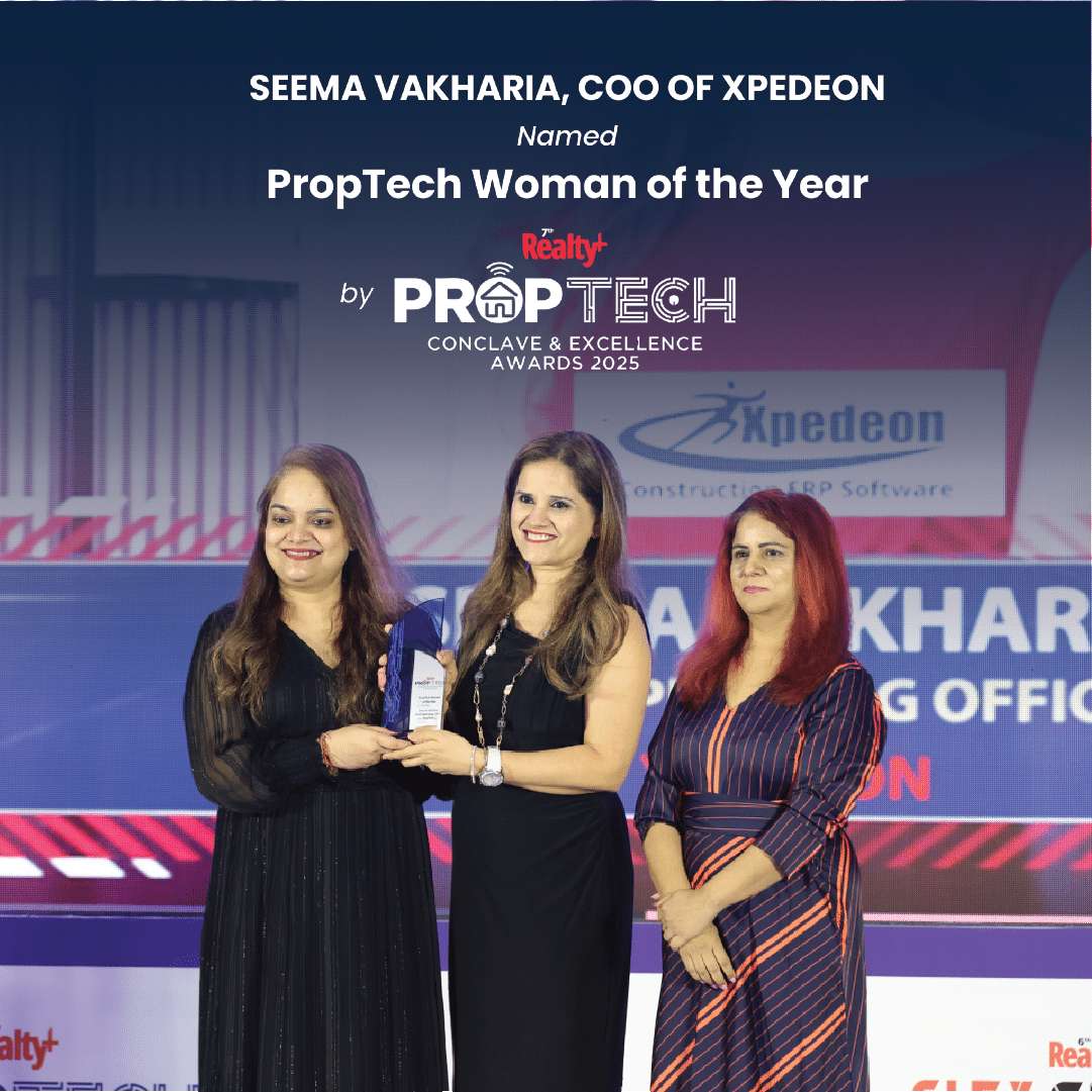 Featured image for “Xpedeon Celebrates as Our COO, Seema Vakharia, is Awarded PropTech Woman of the Year 2025”