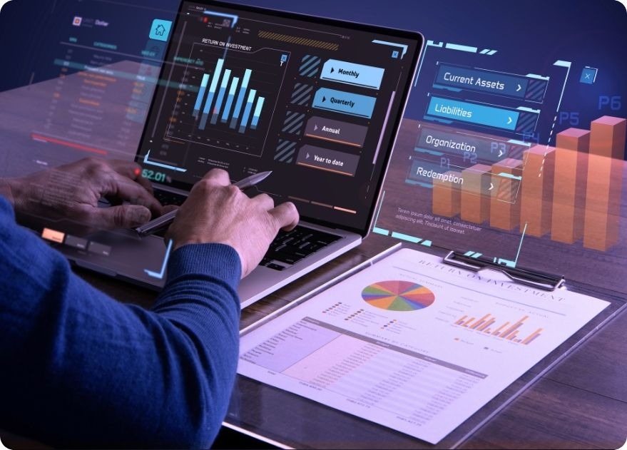 Automated CVR reporting dashboard with live financial analytics