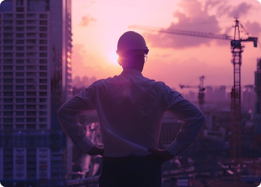 construction financial reporting trends shaping leadership decisions on a modern construction site