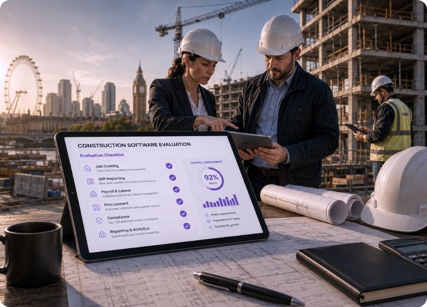 Best construction accounting software evaluation checklist for contractors
