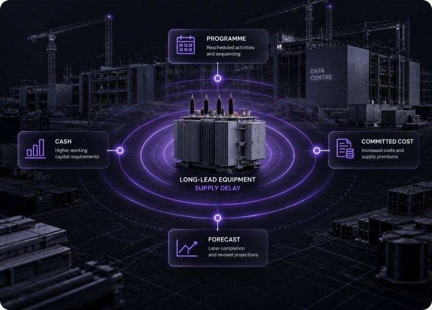 AI Boom and Data Centres creating a new supply chain problem in construction.