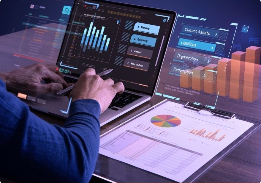 Automated CVR reporting dashboard with live financial analytics