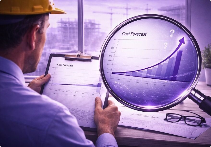 construction cost forecasting challenges in large projects